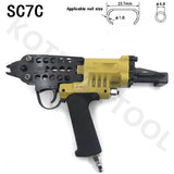 Pneumatic C-Type Nail Gun C-Ring Nailer Hog Ring Plier Air Tool SC760 SC7C SC7E