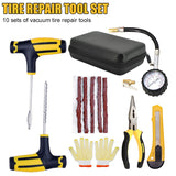 Universal Tire Repair Kit Studding Tool Set Auto Bike Puncture Plug Garage Needle Nose Pliers Car Accessories