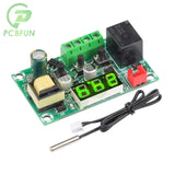 W1209 RGB light DC 12V heat cool temp thermostat control switch temperature controller thermometer thermo