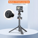VRIG AC24 Sports Camera Cold Shoe Adapter 180° Adjustable with 1/4 Inch Screw Hole Tripod Mount for GoPro Hero 12/11/10/9