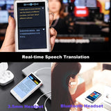 139 4 Inch Offe/Photo Translation Language Translator Two-Way AI Voice Translator(White)
