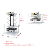 Ceiling Bracket Holder Stand Motorized Scissor Projector Lift Remote Control
