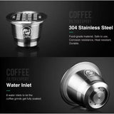 Refillable Coffee Capsules Reusable Pods Compatible With Nespresso Inissia capsula nespresso reutilizable