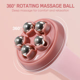 Handheld Roller Magnetic Bead Meridian Brush Anti Cellulite Massager Full Body Slimming Massage Tool