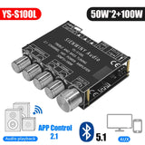 ZK-TB21 2x50W+100W Power Audio Stereo Amplifier Board Bass AMP AUX 2.1 Channel Bluetooth-compatible5.0 Subwoofer Speaker Module