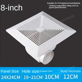 6/8/10inch Bathroom Exhaust Fan Ceig Ventilator Window Wall Mounted Replacement Airw Extractor Household Pipe Duct Fans