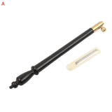 1PCS Sandalwood Handle Embroidery Hook Embroidery Cross Stitch Craft Kit French Crochet For DIY Sewing Knitting With 3 Needles