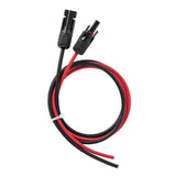 2m Extension Cables 2.5 Square Wire Cable with PV DC Connector Used in Solar Panel System IP68 1500V Rated Voltage