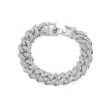Diamond Cuban Bracelet Men's Tide Brand Hip Hop Couple