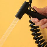Toilet Hand Faucet Bathroom Bidet Shower Sprayer Hose Tank Hooked Holder Easy Install for Women's Health Protection