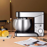 Electric Stand Food Mixer Stainless Steel Chef hine 5L Bowl Cream Blender Knead Dough Cake Bread Whisk Egg Beater