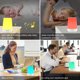 Smart White Noise Baby Sleep Sound hine Colorful Night Lights 34 Soothing Sounds Supports APP Remote Control