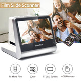 TON170 Foldable Film Scanner for Multiple Formats with 16GB Storage