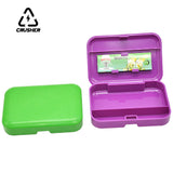 CRUSHER Rolg Paper Tobacco Box Plastic 110mm*75mm Storage Dry Herb Spices Horn Tube Cigarette Case Smoking Pipe Accessories