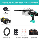 Fully Automatic Electrician Threading hine Lithium Battery Threader Electrical Wire Feeding Tool