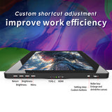 BOSTO 16HD 15.6 Inch IPS Graphics Drawing Tablet Display Monitor 1920x1080 High Resolution 16K Pressure Level with Rechargeable