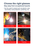 Automatic Darkening Dimming Anti-glare Argon Arc Welding Glasses Welder Eye Protection Goggles Tools