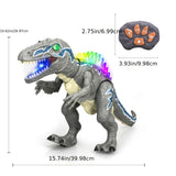 Remote Control Dinosaur Toys For Kids，Light Up And Realistic Roaring Sound
