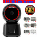 1D 2D QR Desktop Wired Barcode Scanner Hands-Free Auto Sense Reader USB Compatible for Window Android System Image CMOS Sensor