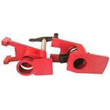 3/4 OR 1/2 Inch Heavy Duty Pipe Clamp Woodworking Wood Gluing Pipe Clamp Steel Cast Iron Pipe Clamp Fixture Carpenter Hand Tool