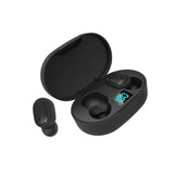 Bluetooth Headset Invisible True Wireless Handfree for Sleeping Working Black