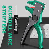 Automatic Stripper Network Pliers for Flat Wire Duckbill Stripping Tool 0.2 to 6mm Range