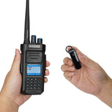 Retevis HD2 digital walkie talkie with Bluetooth earphones UV dual segment DMR IP67 waterproof HAM