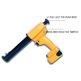 Beauty seam agent real porcelain tool glass power hydraulic two-component glue iron gun