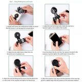 Spotting Scope Smartphone Camera Adapter, Telescope Camera Adapter, Cell Phone Adapter Mount for Binocular Monocular