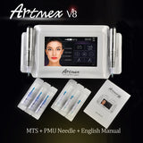 Painless Artmex V8 Skin Care Touch Screen MTS Digital Eyebrow Eyee Lips Tatoo PMU hine Electric Permanent Makeup hines