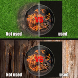 Under Outdoor Charcoal Gas Grill r 500℃/932℉ Heat Resistant BBQ Fireproof Mat for Patio Lawn Garden or