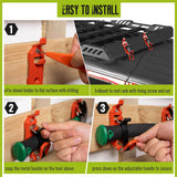 2-4PCS Quick Fist Clamp for Tools Equipment Auto Wall Mounting Brackets Car Trailer RV Boat Accessories Shovel Bracket