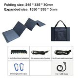 100W Solar Panel Folding Bag USB+DC Output Solars Charger Foldable Sola r Charging Device Outdoor Portable Power Supply