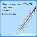 Portable Electric Nail Drill Pen Efile Professional Manicure Pedicure Nail File Drill Kit for Accessories