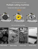 Small Electric Saw Profile hine Wood Aluminum Steel Metal 45° Precision Cutting Tool