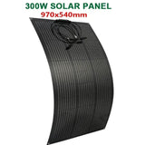 600W 300W Solar Panel+60A Controller 18V Flexible Monocrystale Solars Cell Power Charge for Outdoor Camping Yacht Car RV Boat
