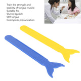 2pcs Tip Exerciser Trainer Portable Children Plastic Tongue Strength Oral Muscle Training Tool