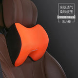 Car headrest protects cervical vertebrae for safe driving