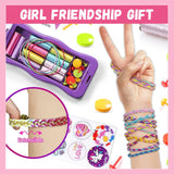 DIY Handrope Weaver Set Colorful Rope Bracelet Making For Home Children Toys Weaving Materials Handmade Creative Birthday Gift