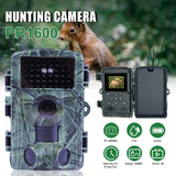 Outdoor WiFi Hunting Trail Camera 60MP 4K Infrared Night Vision Motion Activated Security Cam Waterproof Wildlife Photo Traps