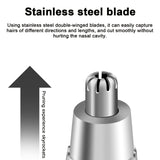 Male female electric painless professional nose and ear scissors, 1pc