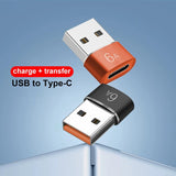 6A Lightweight Fast Charging Practical Type-C Female to USB 3.0 Male Data Charger Converter