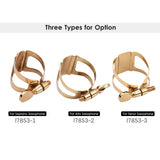 Single Screw Adjustment Saxophone Compact Durable Ligature for soprano saxophone/Alto Saxophone/tenor saxophone