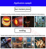 15KW Smelting High Frequency Induction Heating hine Quenching And Annealing Metal Heat Treatment Equipment 220V