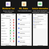 OBD2 Car Diagnostic Tools Bluetooth 4.0/2.0 OBD II Scanner For IOS Android PC V1.1 Code Reader Read&Clear The Fault Codes