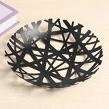 2498 Tower Fruit Bowl - Counter Basket Holder,Black