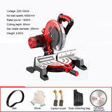 Multifunctional Electric Aluminum Sawing hine 45 Degree Cutting Miter Saw Household Woodworking Power Tool 220V 1800W