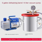 Visible defoaming AB glue stabilized wooden epoxy silicone deoaming bucket vacuum pump tank