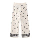 2023 Spring and Autumn New Fashion Women's Printed Casual Pants - European American Style