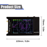 NanoVNA-H4 4-inch Vector Network 10KHz-1.5GHz Antenna Short Wave MF HF VHF UHF Hugen Version 4" VNA Analyzer